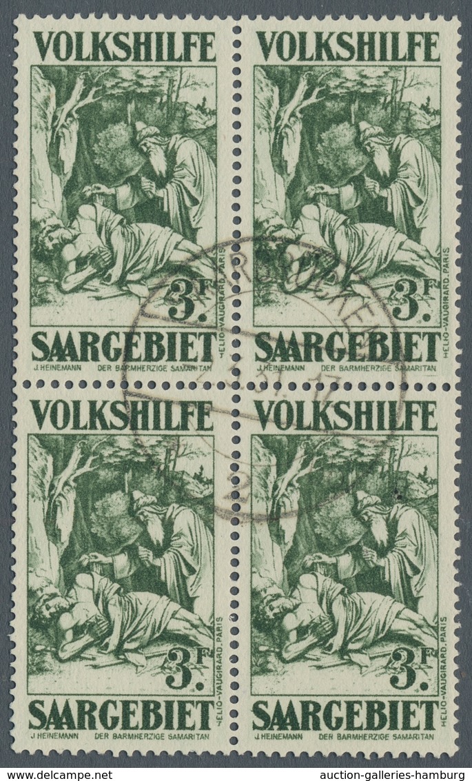 Deutsche Abstimmungsgebiete: Saargebiet: 1931, "40 C. Bis 3 Fr. Volkshilfe", Sauber SAARBRÜCKEN * 2 - Cartas & Documentos