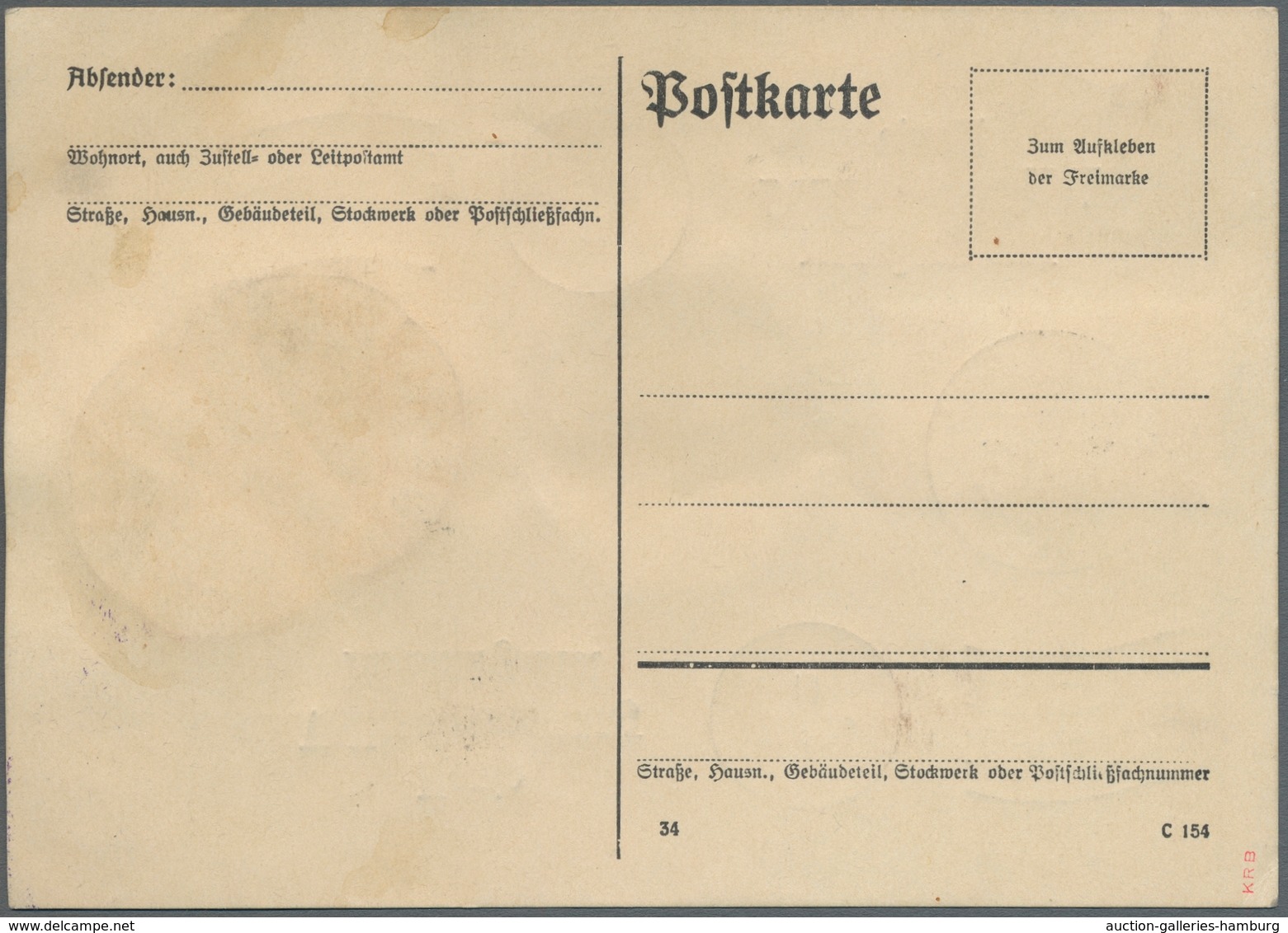 Deutsche Abstimmungsgebiete: Saargebiet: 1935, Volksabstimmung, Brief Und Karte Mit Lacksiegeln Und - Cartas & Documentos