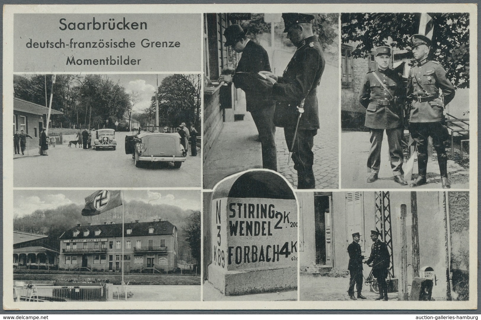 Deutsche Abstimmungsgebiete: Saargebiet: 1935, Volksabstimmung, Zehn Diverse Belege, Erinnerungs-/Pr - Cartas & Documentos