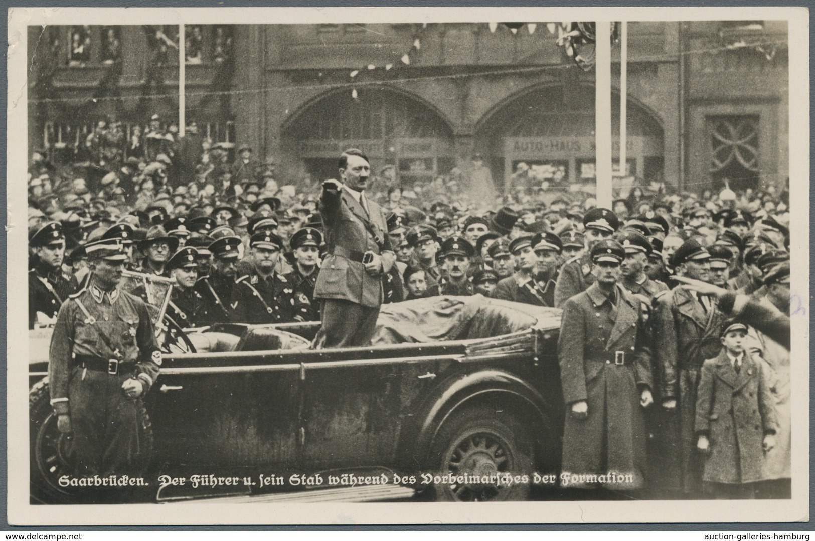 Deutsche Abstimmungsgebiete: Saargebiet: 1935, Volksabstimmung, zehn diverse Belege, Erinnerungs-/Pr