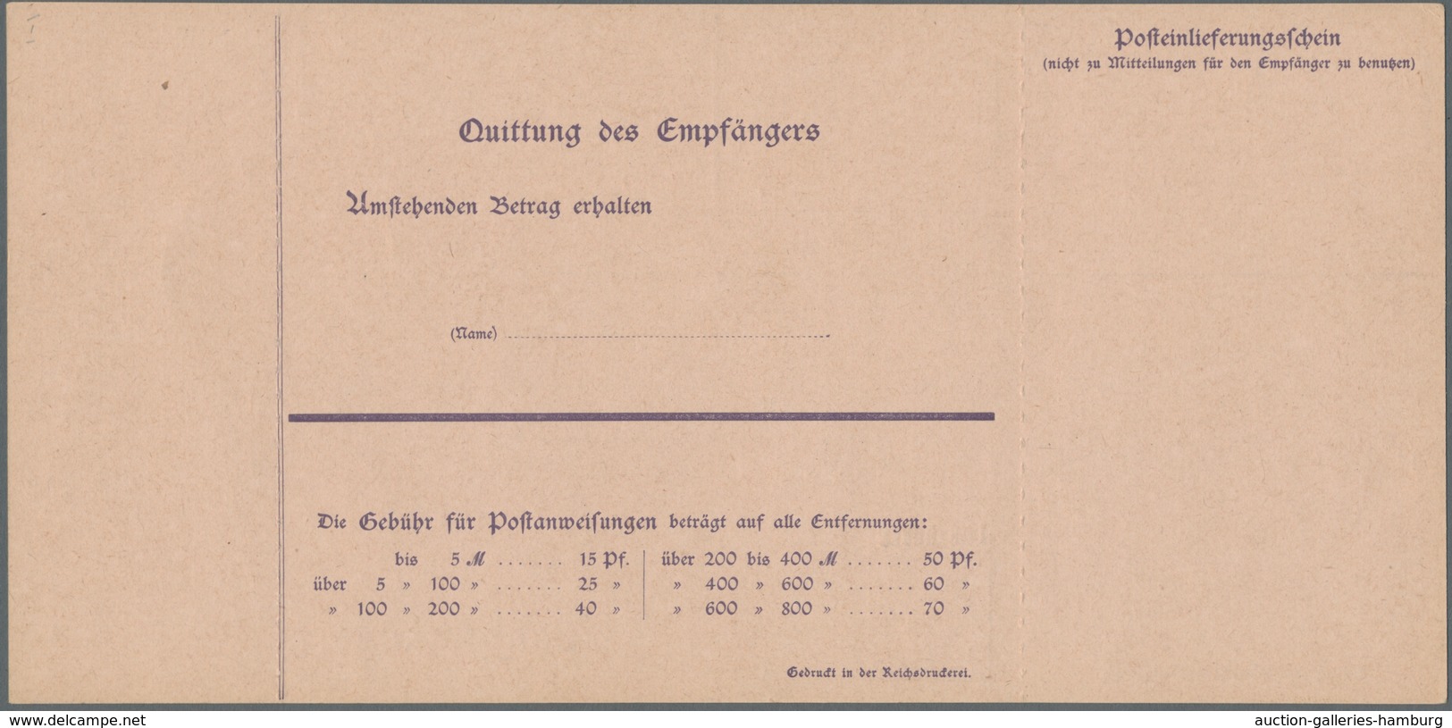Deutsche Abstimmungsgebiete: Saargebiet - Ganzsachen: 1920, "Germania/Saargebiet" acht ungebrauchte