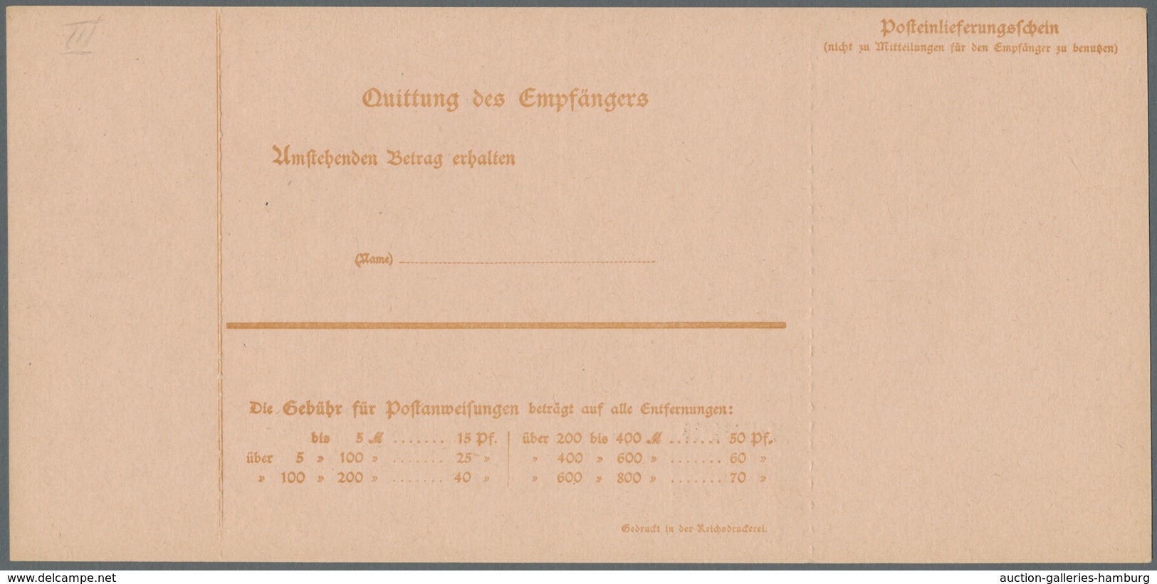Deutsche Abstimmungsgebiete: Saargebiet - Ganzsachen: 1920, "25 Pfg. Germania/Saargebiet", Ungebrauc - Enteros Postales