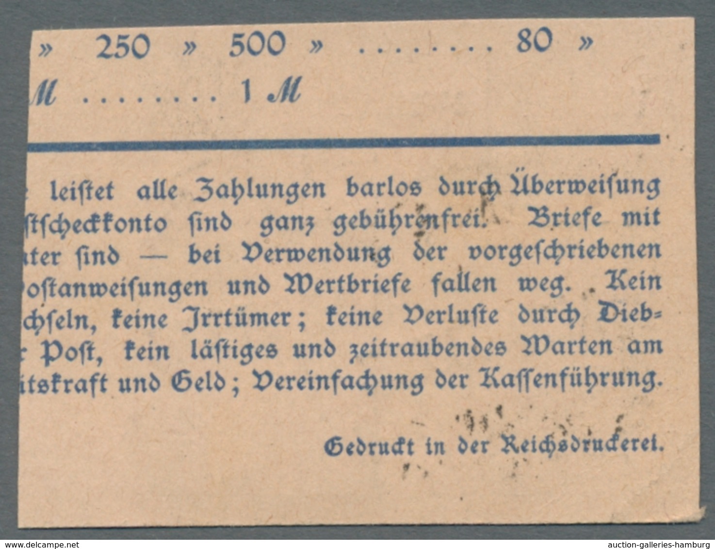 Deutsche Abstimmungsgebiete: Saargebiet - Ganzsachen: 1920, "20 Pfg. Germania/Saargebiet", Mit Zusat - Postal Stationery