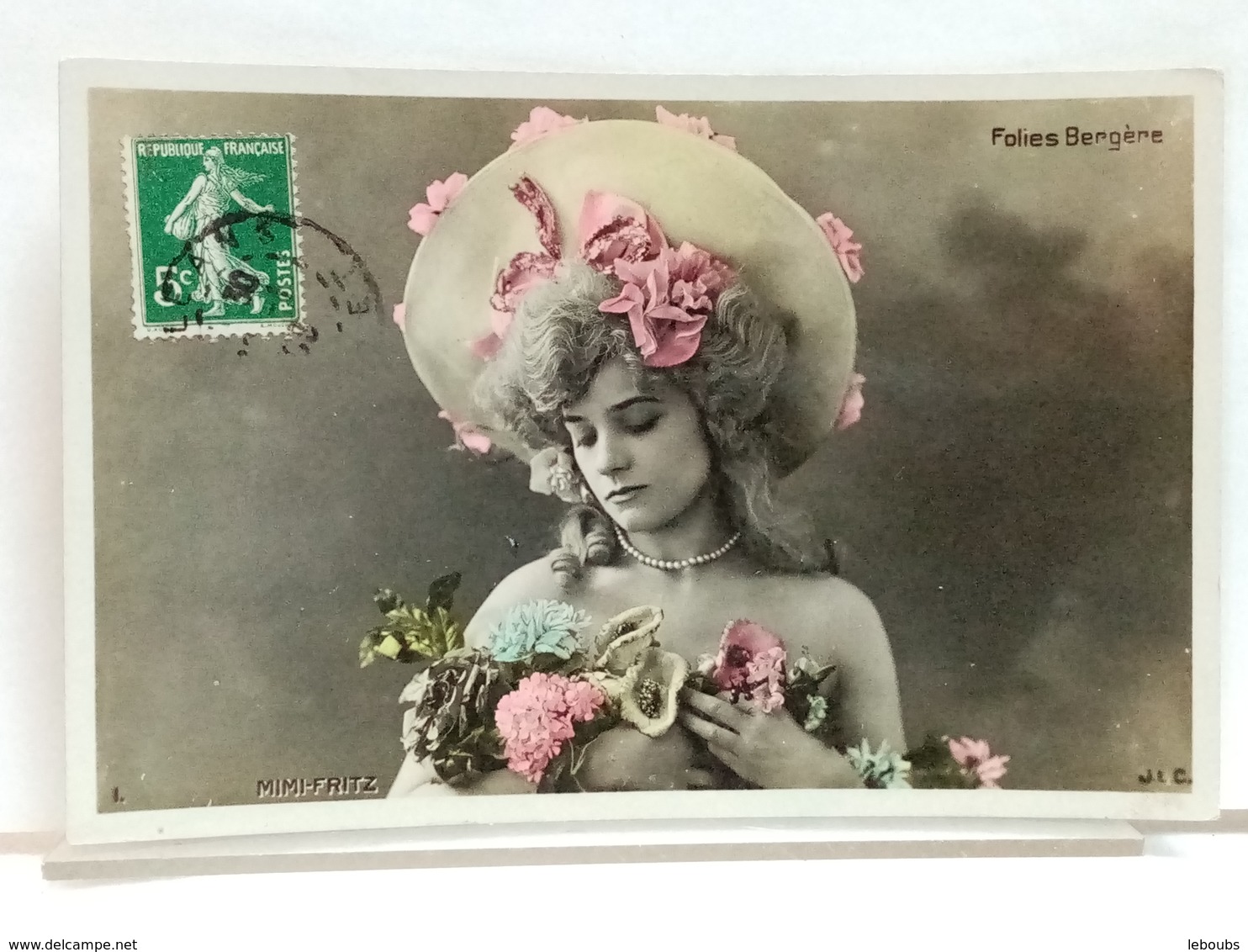 MIMI FRITZ - FOLIES BERGERES - 1908 - Cabaret