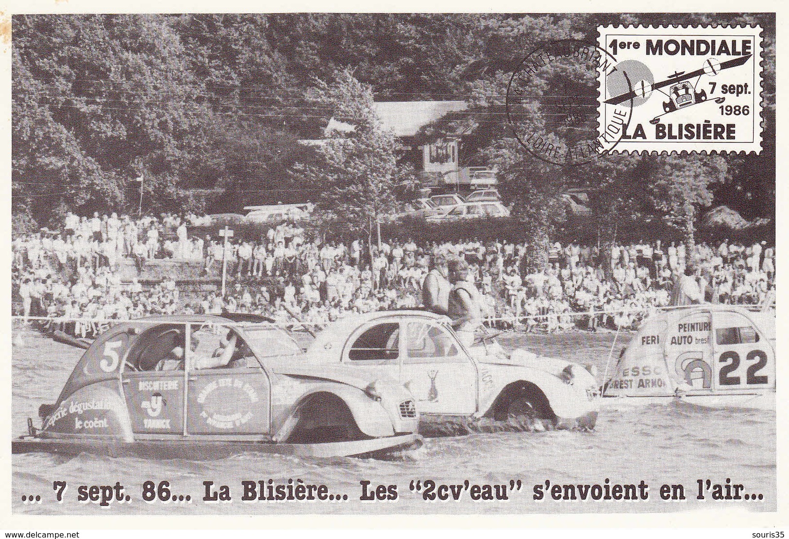 2CV 1985 Courses De 2cv Citroen 44 Chateaubriant La Blisière  Cp2 - Voitures De Tourisme