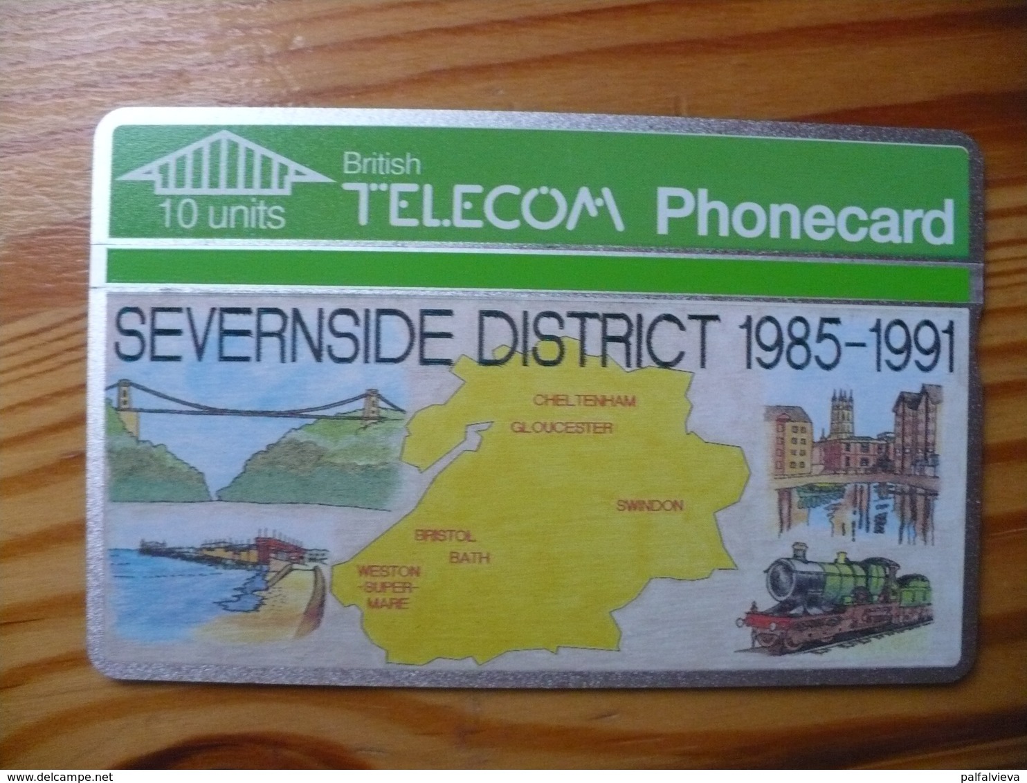 Phonecard United Kingdom, BT - Severncide District, Train, Railway 10.100 Ex - BT Werbezwecke