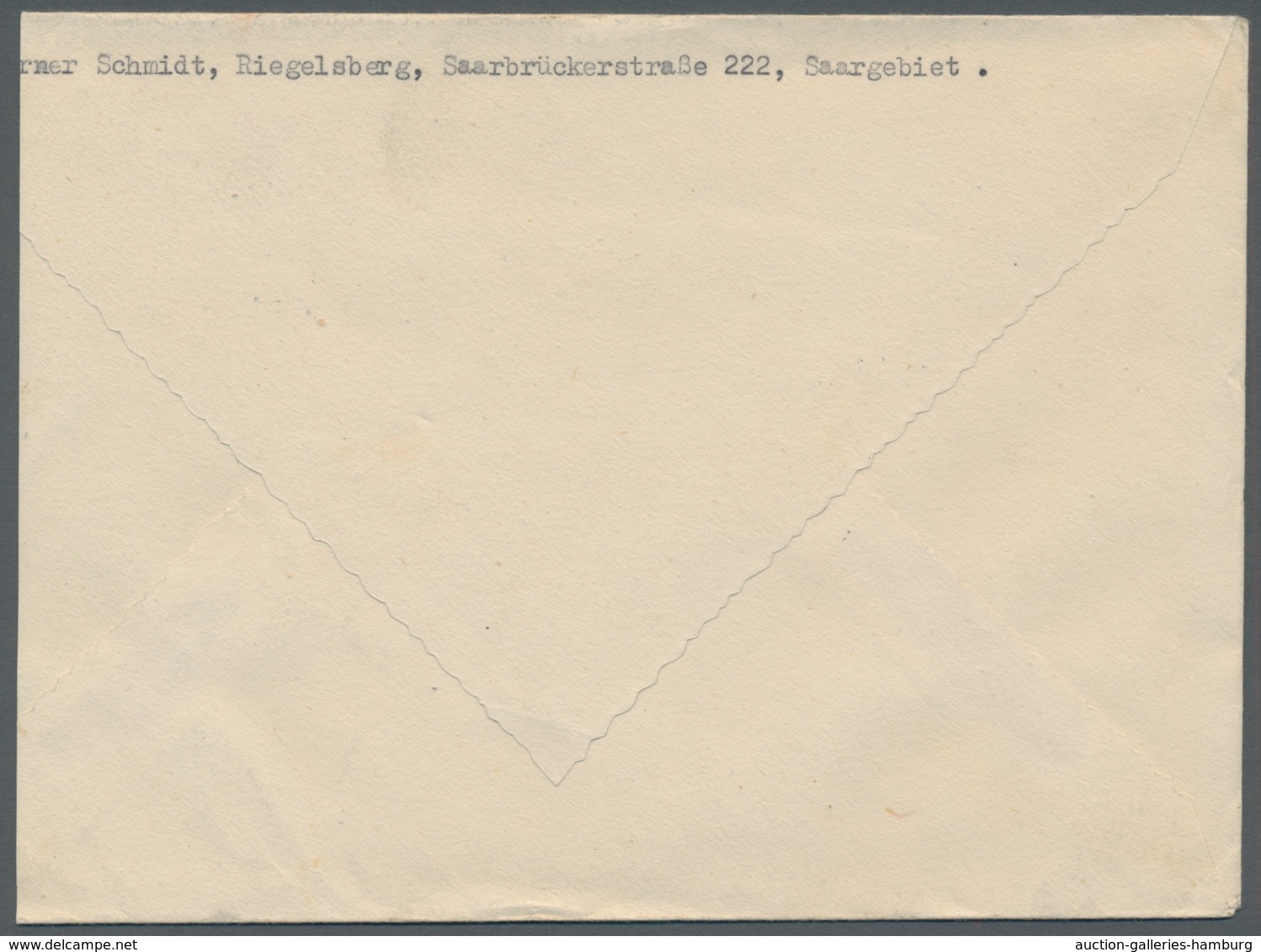 Saarland (1947/56): 1949, "60 C. Saar IV", Bogenteil Zu 25 Werten Aus Der Rechten Unteren Bogenecke - Cartas & Documentos