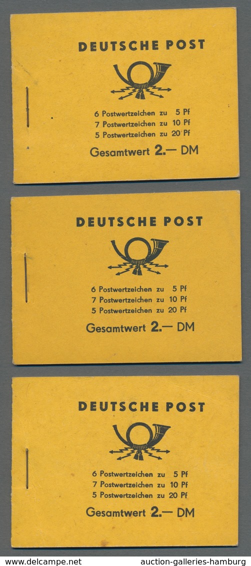 DDR - Markenheftchen: 1955, DDR-Heftchen Mit Leichten Alterungsspuren (kl. Flecke, Knick), Optisch S - Booklets
