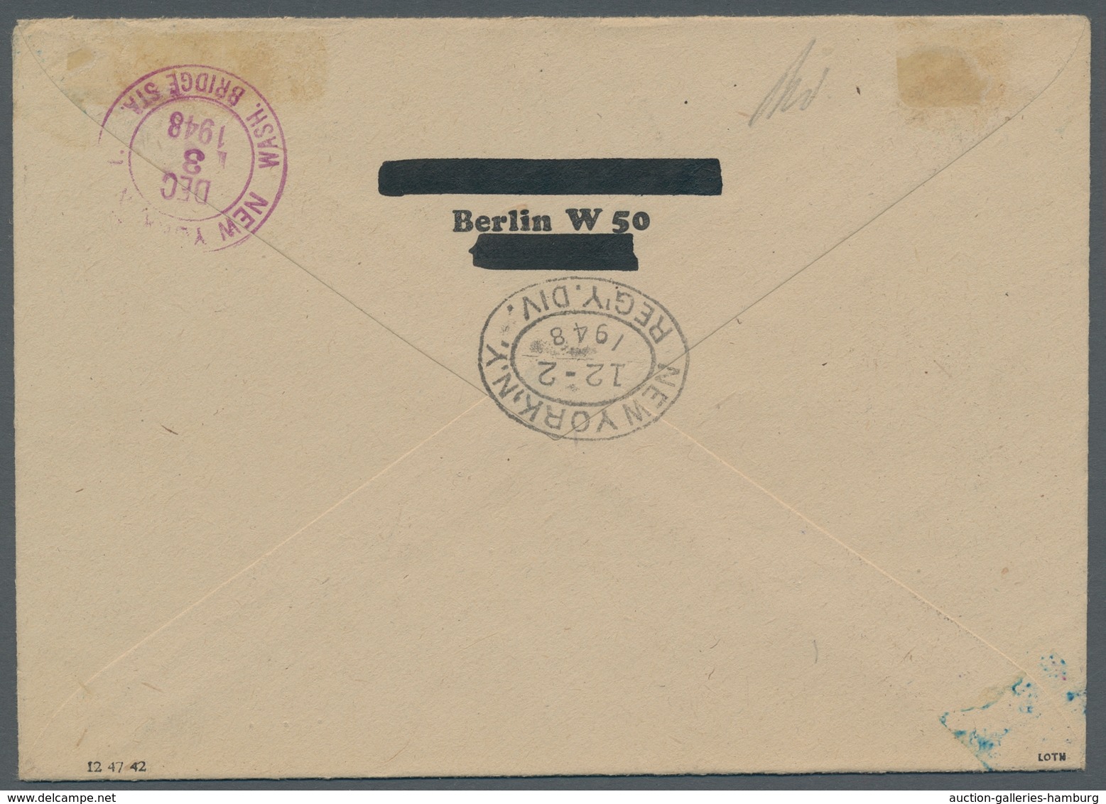 Berlin: 1948, Schwarzaufdruck 20 Werte Kpl. Mit Luftbrücken-Maschinenstempel Von "Berlin-Charlottenb - Unused Stamps
