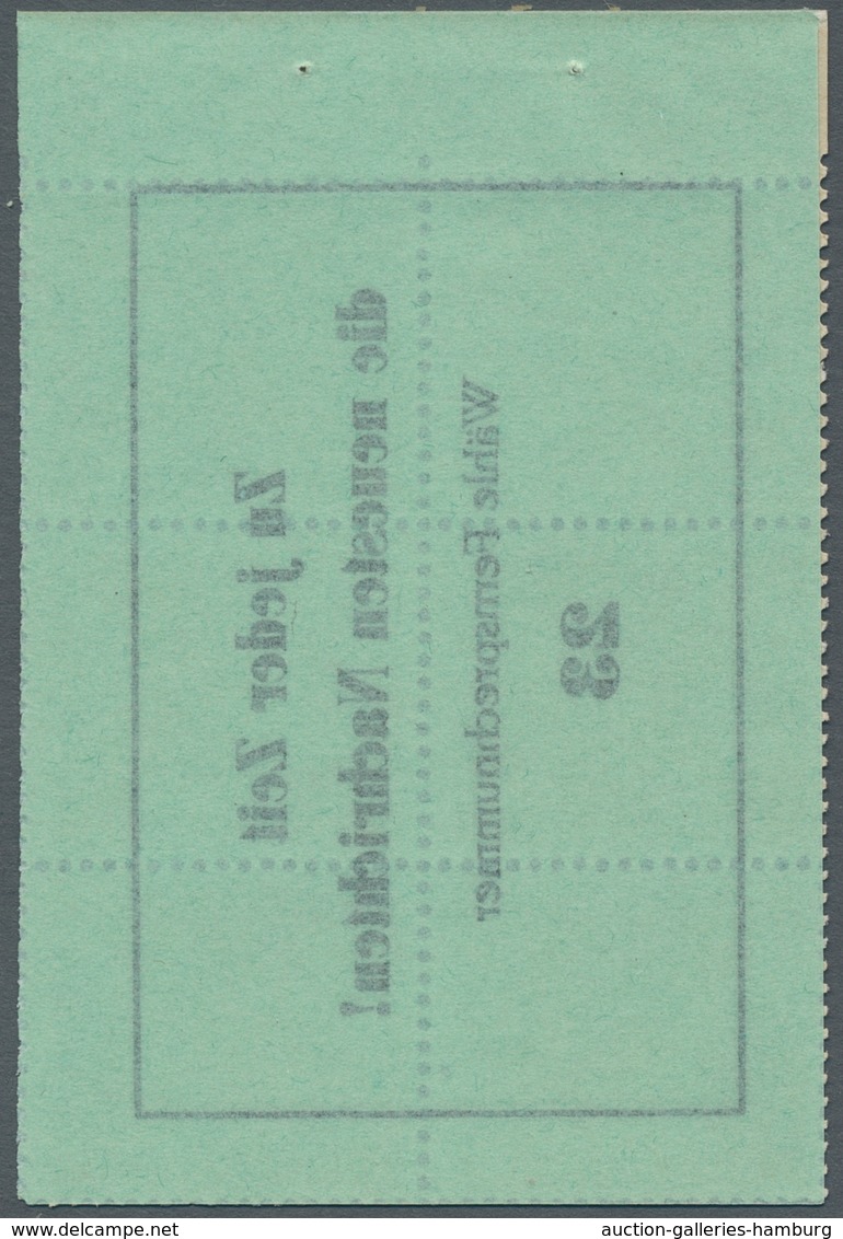 Berlin - Markenheftchen: 1949, "10 Pfg. Bauten", Postfrisches Heftchenblatt Mit Sehr Guter Zähnung, - Cuadernillos