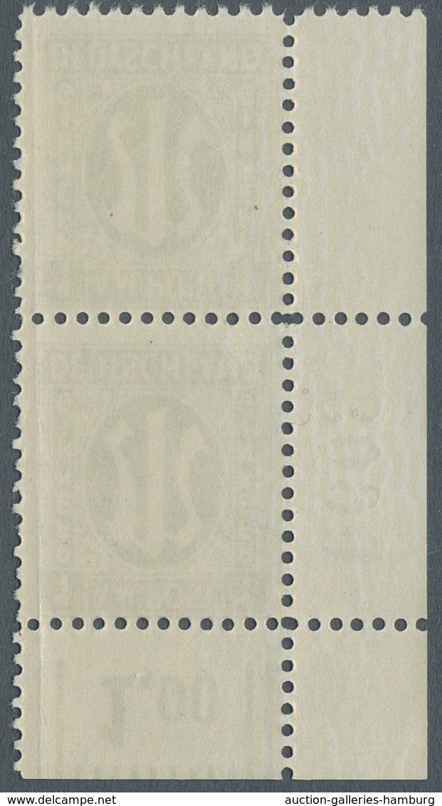 Bizone: 1945, AM-Post 1 Pfennig Mit 11 1/2er Zähnung Auf Sogen. "Alfelder Papier" Im Postfrischem Se - Other & Unclassified