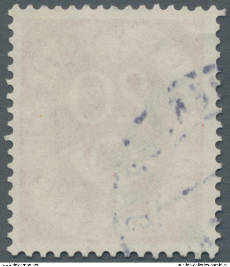 Bundesrepublik Deutschland: 1951, Posthorn 20 Pfennig Gestempelt Mit Plattenfehler Weißer Strich Dur - Cartas & Documentos