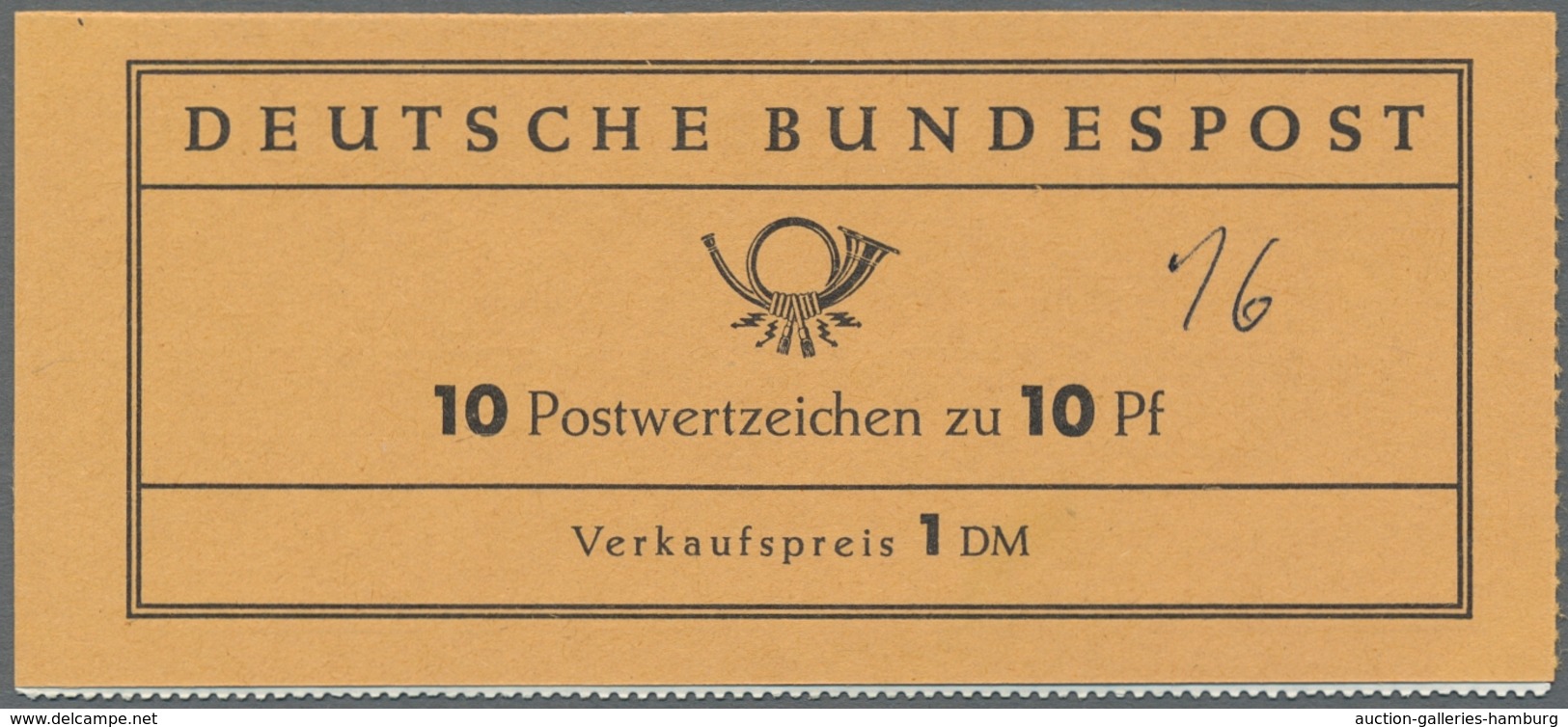 Bundesrepublik - Markenheftchen: 1963, "Dürer-Heftchen Mit Reklame Böhringer", Drei Postfrische Heft - Sonstige & Ohne Zuordnung