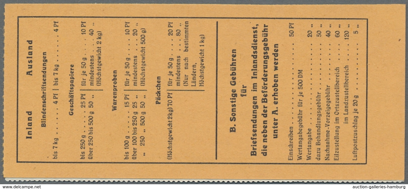 Bundesrepublik - Markenheftchen: 1963, "Dürer-Heftchen Mit Reklame Böhringer", Drei Postfrische Heft - Sonstige & Ohne Zuordnung