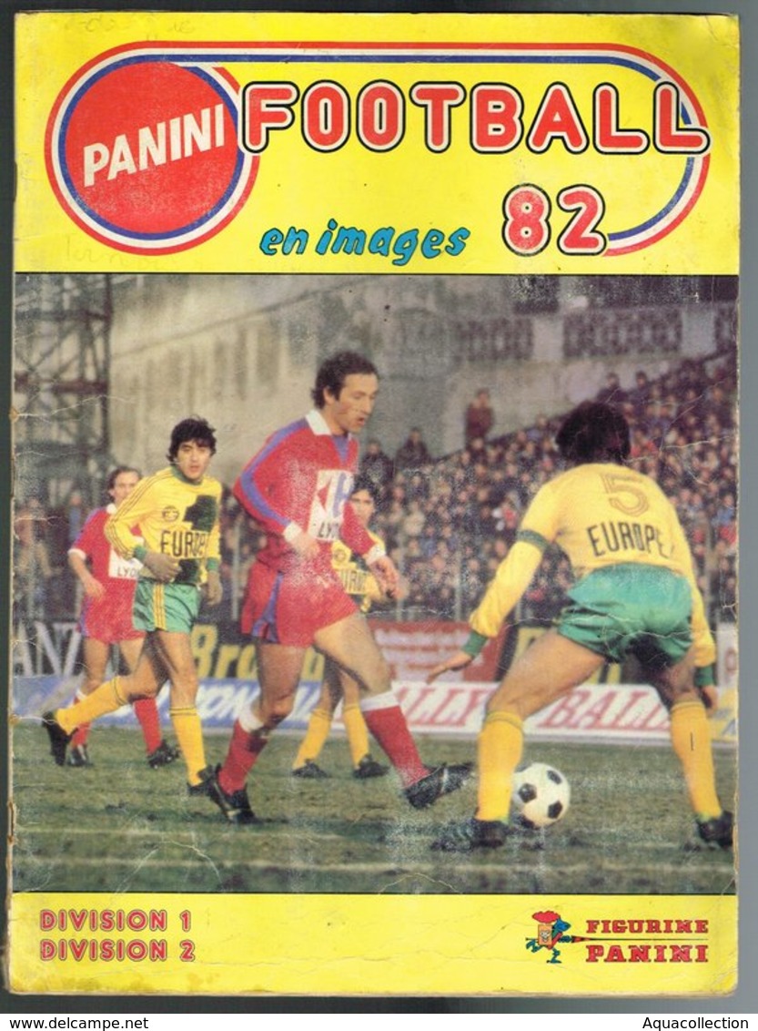 ALBUM PANINI FOOTBALL 82 DIVISION 1 DIVISION 2 - Sport