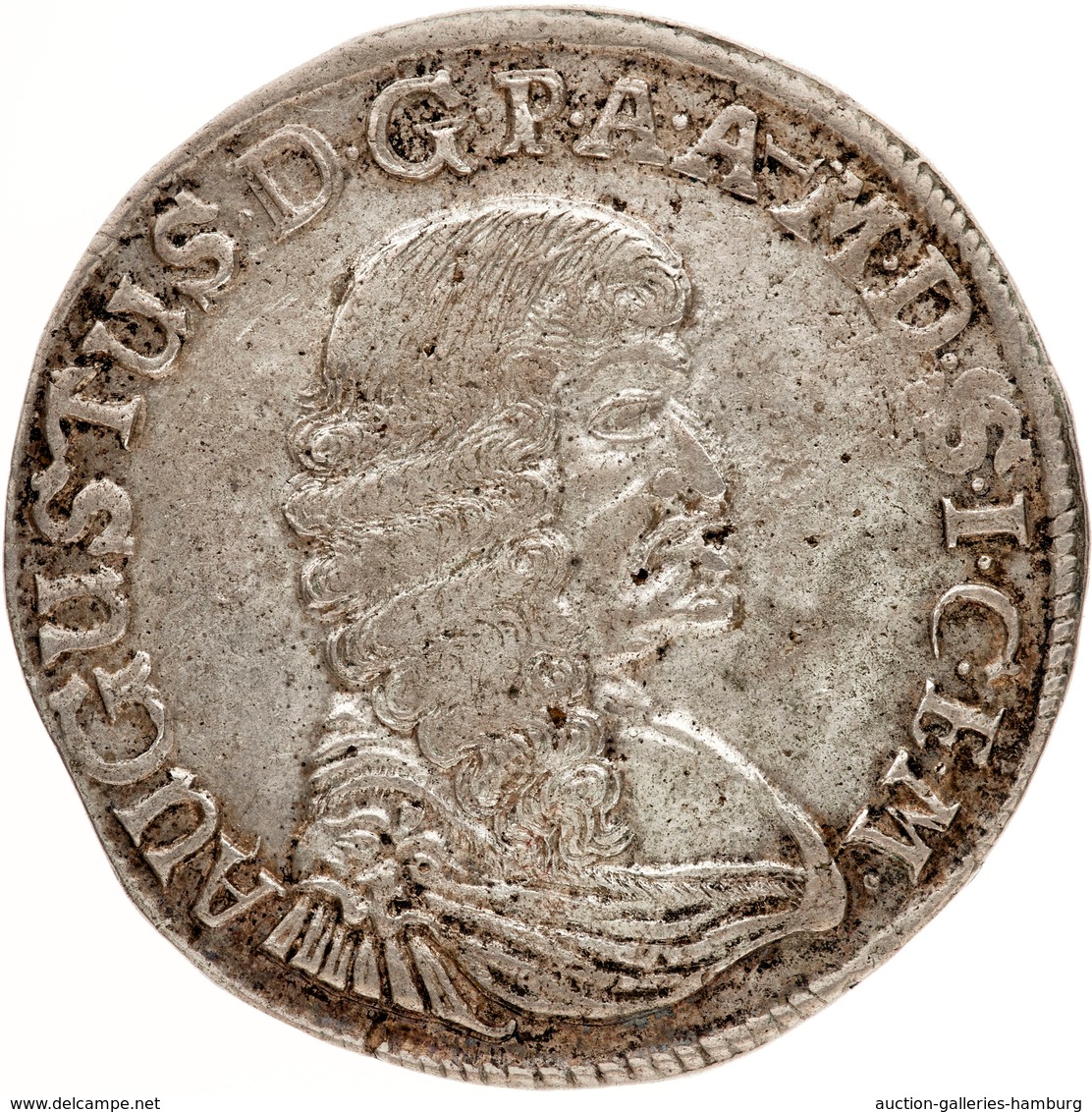 Preußen: MAGDEBURG (Erzbistum); 1671, "August" 1 Gulden In Schöner Erhaltung. - Otros & Sin Clasificación