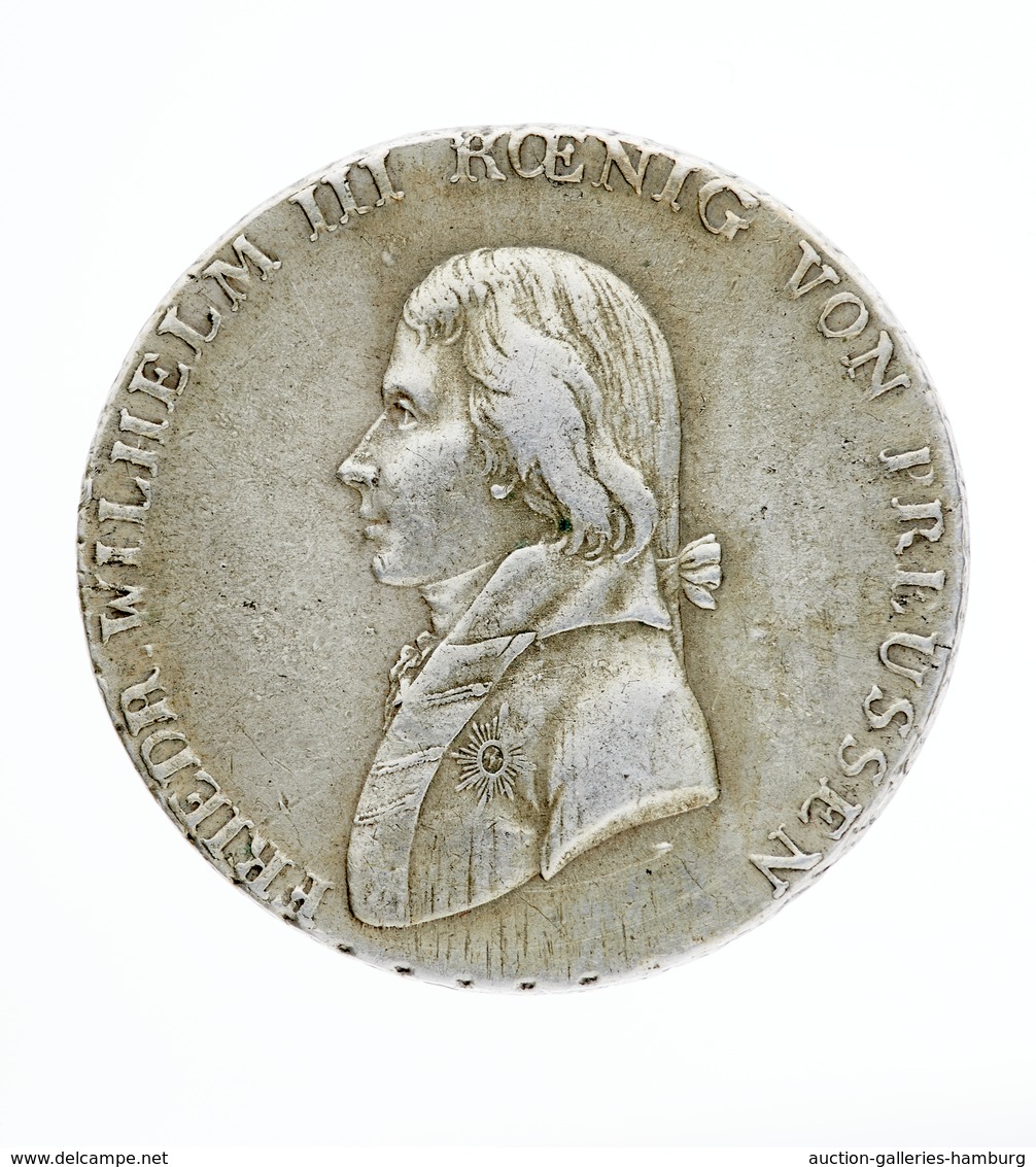 Preußen: 1803, "Friedrich Wilhelm II." 1 Thaler Aus Der Prägestätte A In Sehr Schöner Erhaltung. - Otros & Sin Clasificación