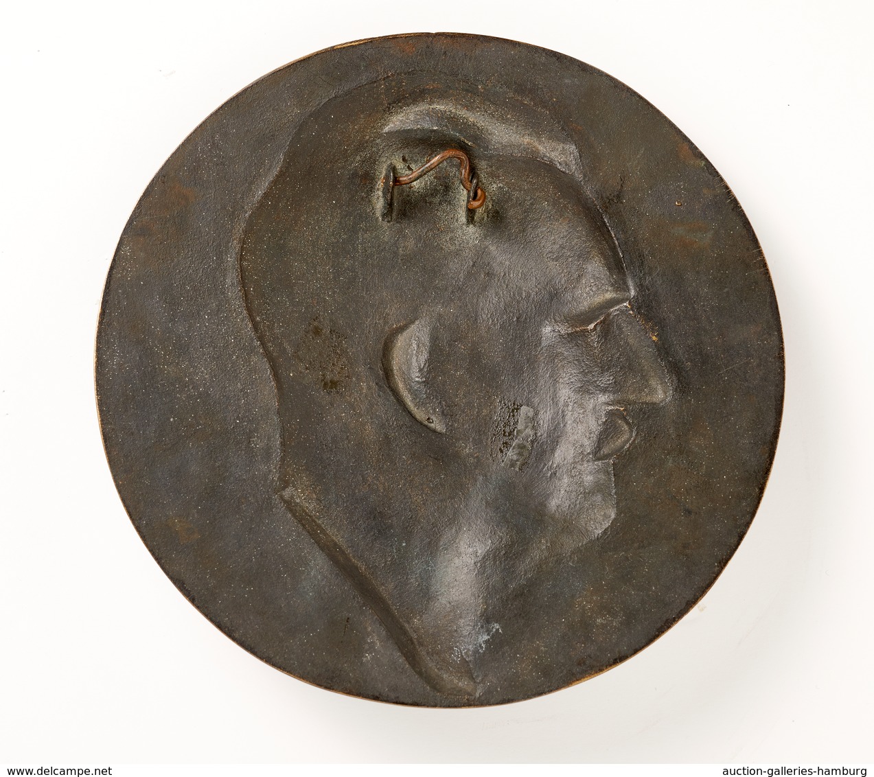 Medaillen Deutschland - Personen: MAX LENZ; 1930, Sehr Guterhaltene Größere Bronzegußmedaille (Durch - Otros & Sin Clasificación