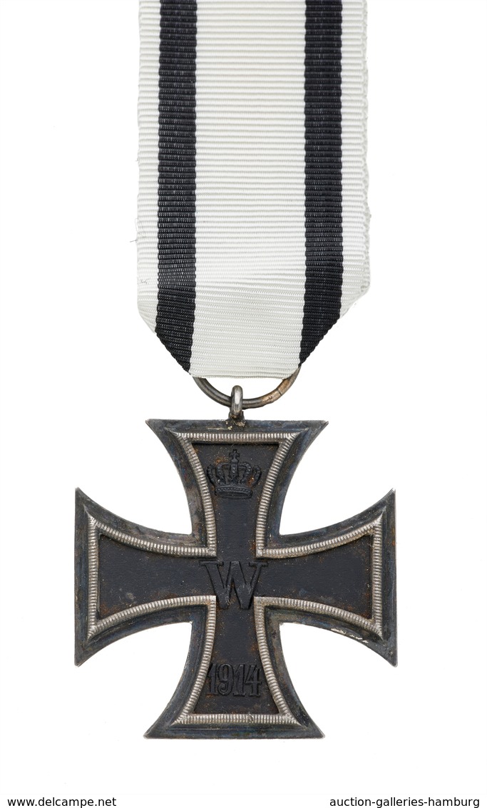 Orden & Ehrenzeichen: PREUSSEN; 1914-1924, "Eisernes Kreuz 2.Klasse" Am Nichtkämpferband (Nimmergut - Other & Unclassified