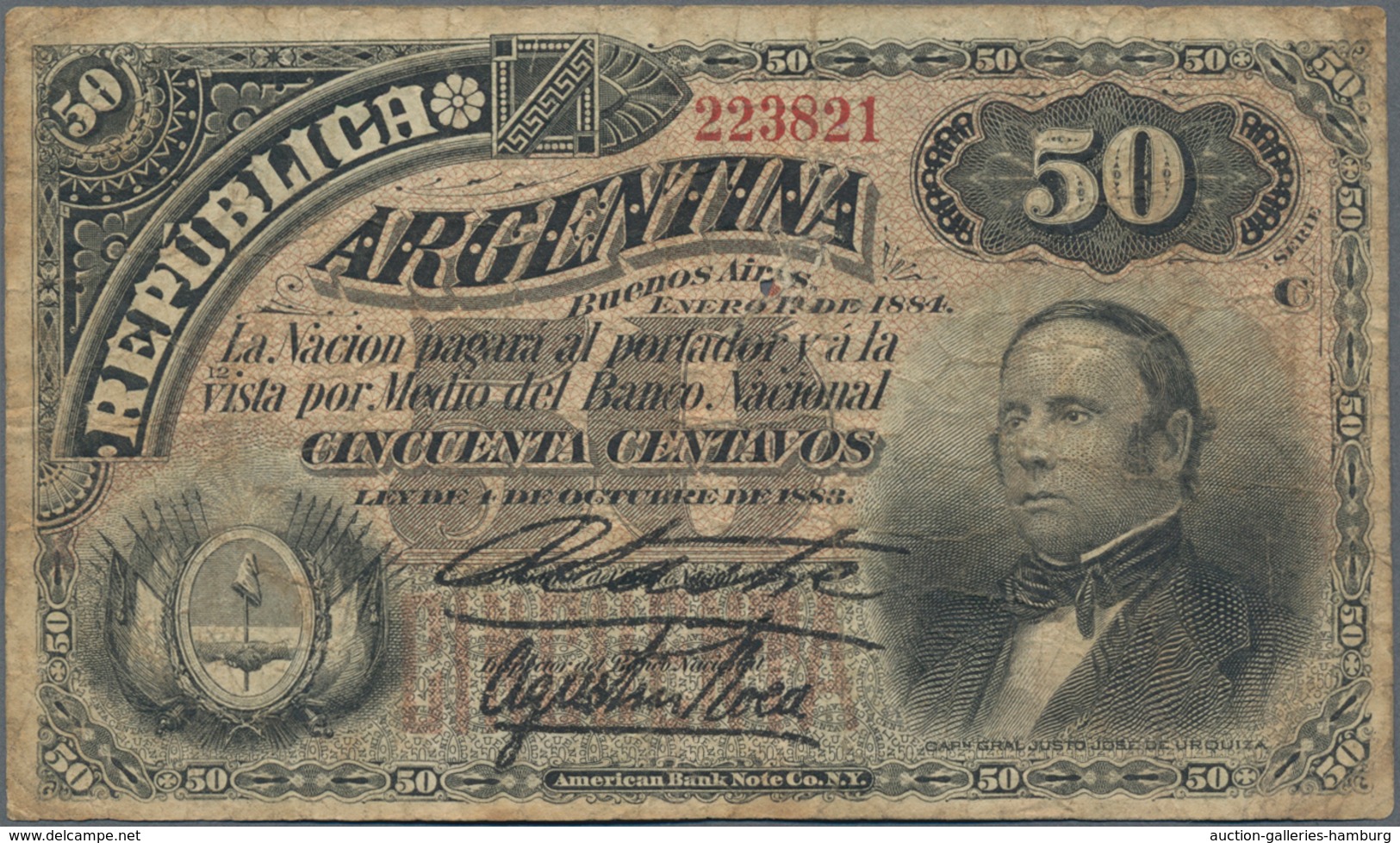 Argentina / Argentinien: Very Interesting Lot With 4 Banknotes Of The Early Issues And Local Banks O - Argentina