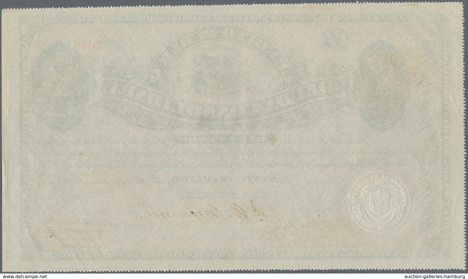 Dominican Republic / Dominikanische Republik: Pair With 5 And 10 Pesos Crédito Público 1875/76, P.S1 - Dominicana