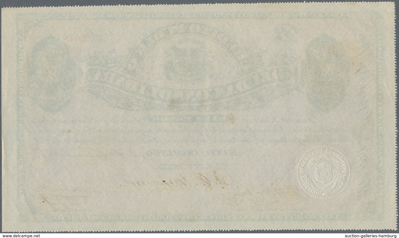 Dominican Republic / Dominikanische Republik: Pair With 5 And 10 Pesos Crédito Público 1875/76, P.S1 - República Dominicana