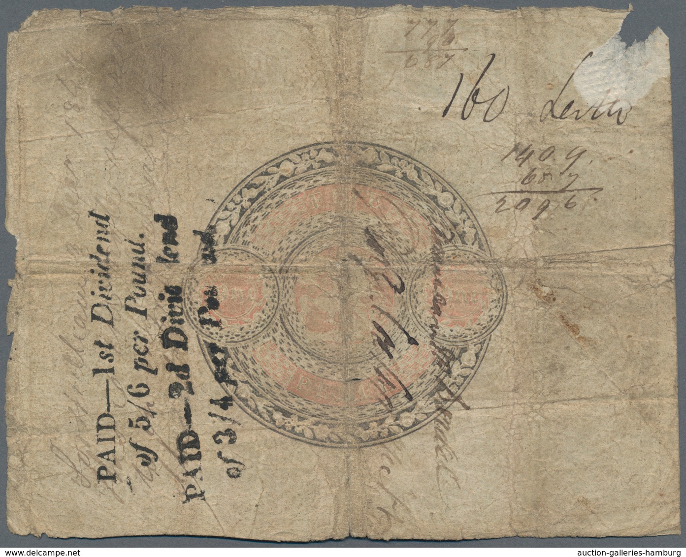 Scotland / Schottland: LEITH Banking Company 1 Pound = 20 Shillings 1836, P.NL, Still Nice With A Fe - Other & Unclassified