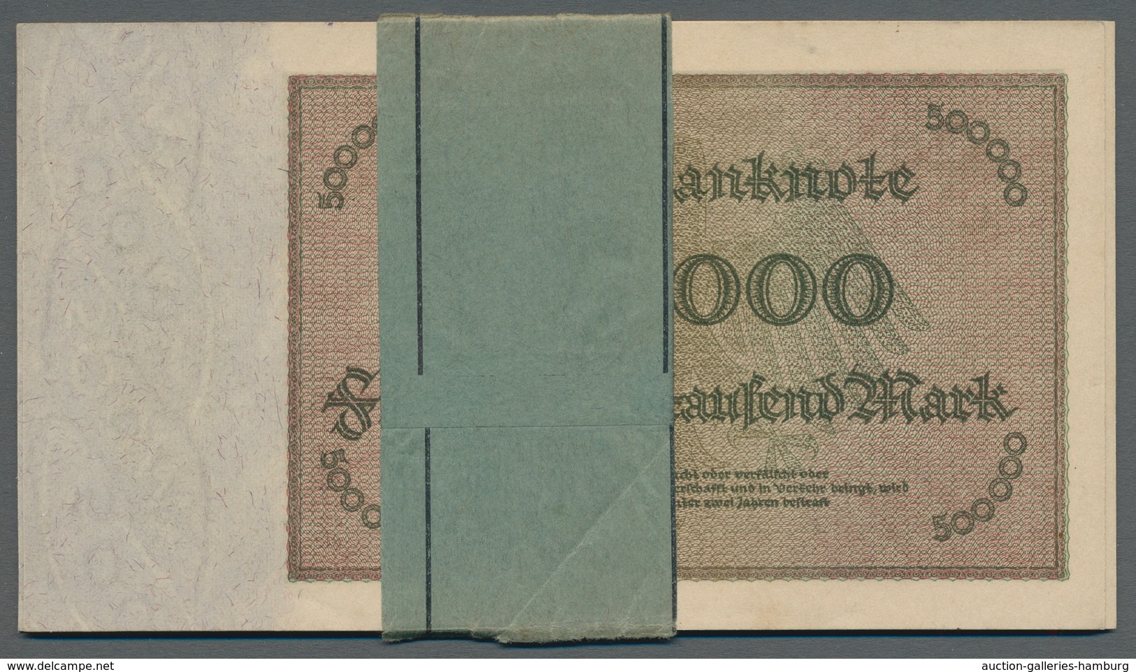 Deutschland - Deutsches Reich Bis 1945: 1923, 18 Stück Der Reichsbanknote Zu 500.000 Mark Vom 1.Mai - Otros & Sin Clasificación