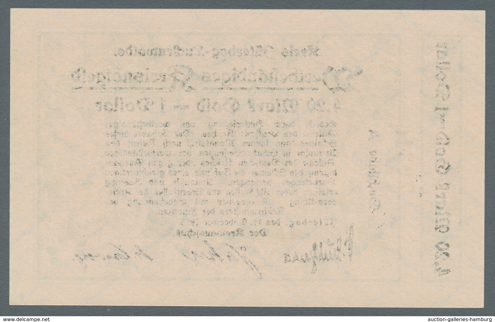 Deutschland - Notgeld - Berlin und Brandenburg: JÜTERBOG; 1923, Partie von 4 Notgeldscheinen des "Kr