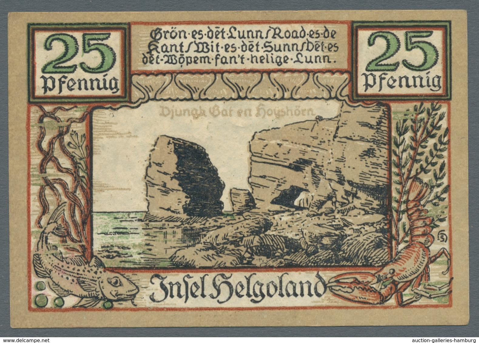 Deutschland - Notgeld - Schleswig-Holstein: HELGOLAND; 1919-1923, Varianterreicher Bestand Von Etwa - [11] Emisiones Locales