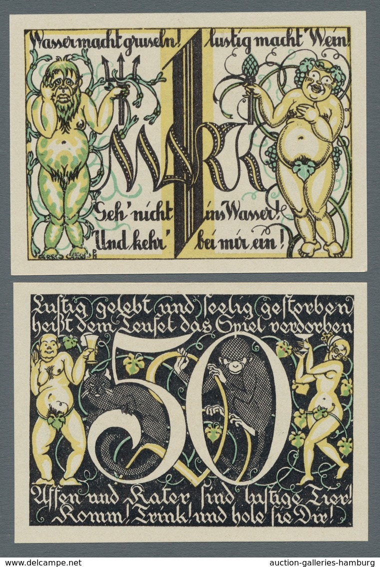 Deutschland - Notgeld - Schleswig-Holstein: WYK AUF FÖHR; 1920, Partie Von 12 Notgeldscheinen In Min - [11] Emisiones Locales