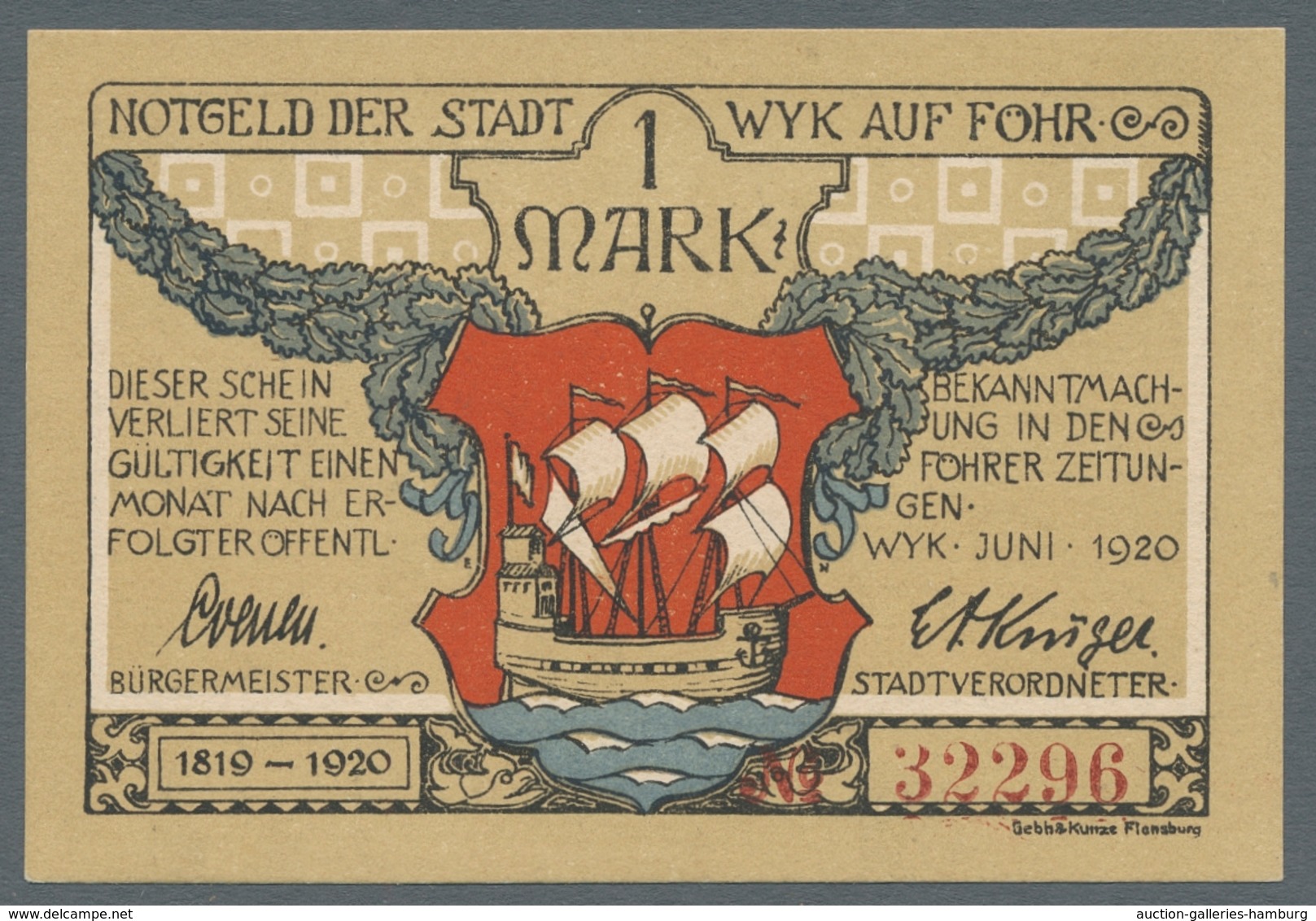 Deutschland - Notgeld - Schleswig-Holstein: WYK AUF FÖHR; 1920, Partie Von 12 Notgeldscheinen In Min - [11] Emisiones Locales