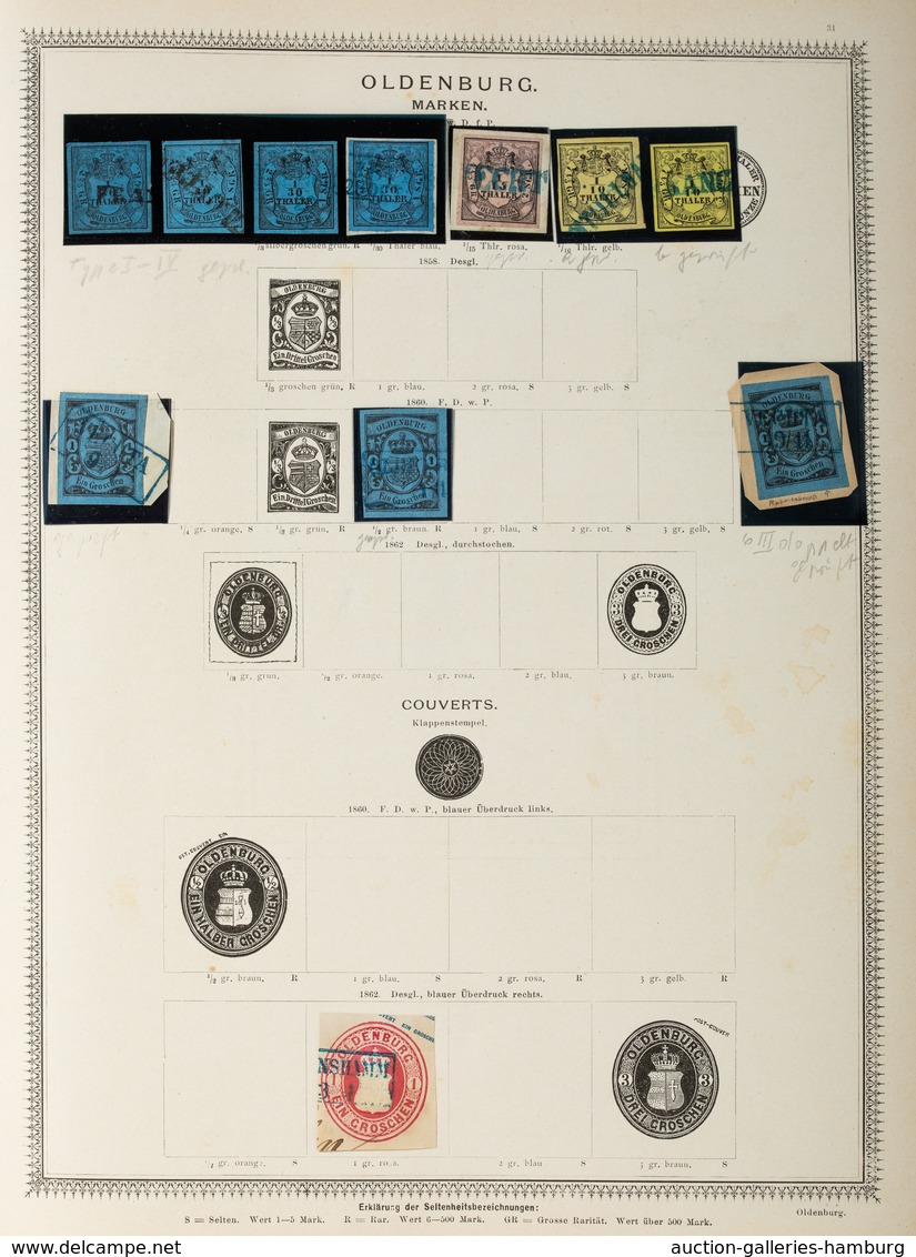 Alle Welt: 1840-1930 (ca.), truly remarkable unused/used collection with emphasis on Germany and Eur