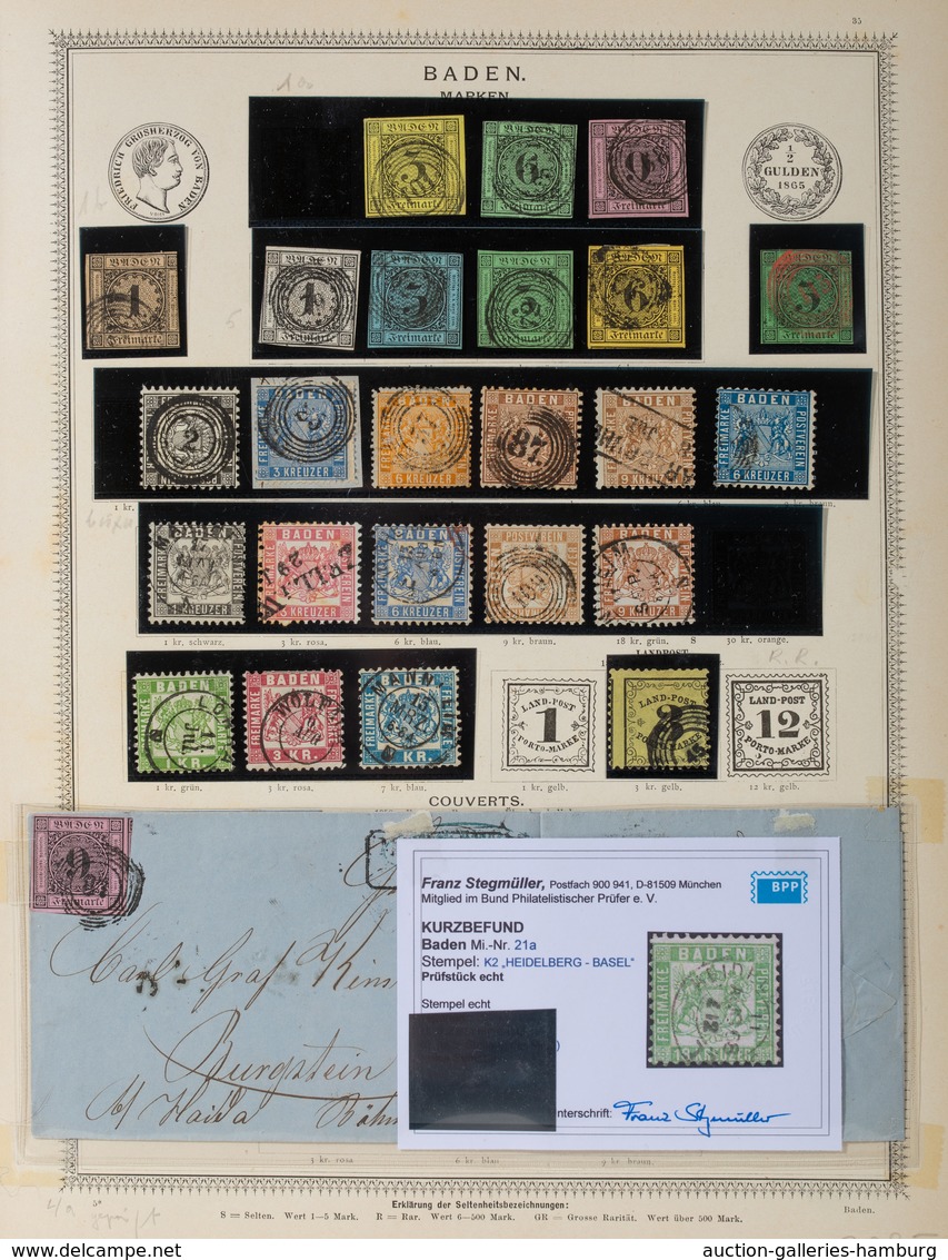 Alle Welt: 1840-1930 (ca.), truly remarkable unused/used collection with emphasis on Germany and Eur