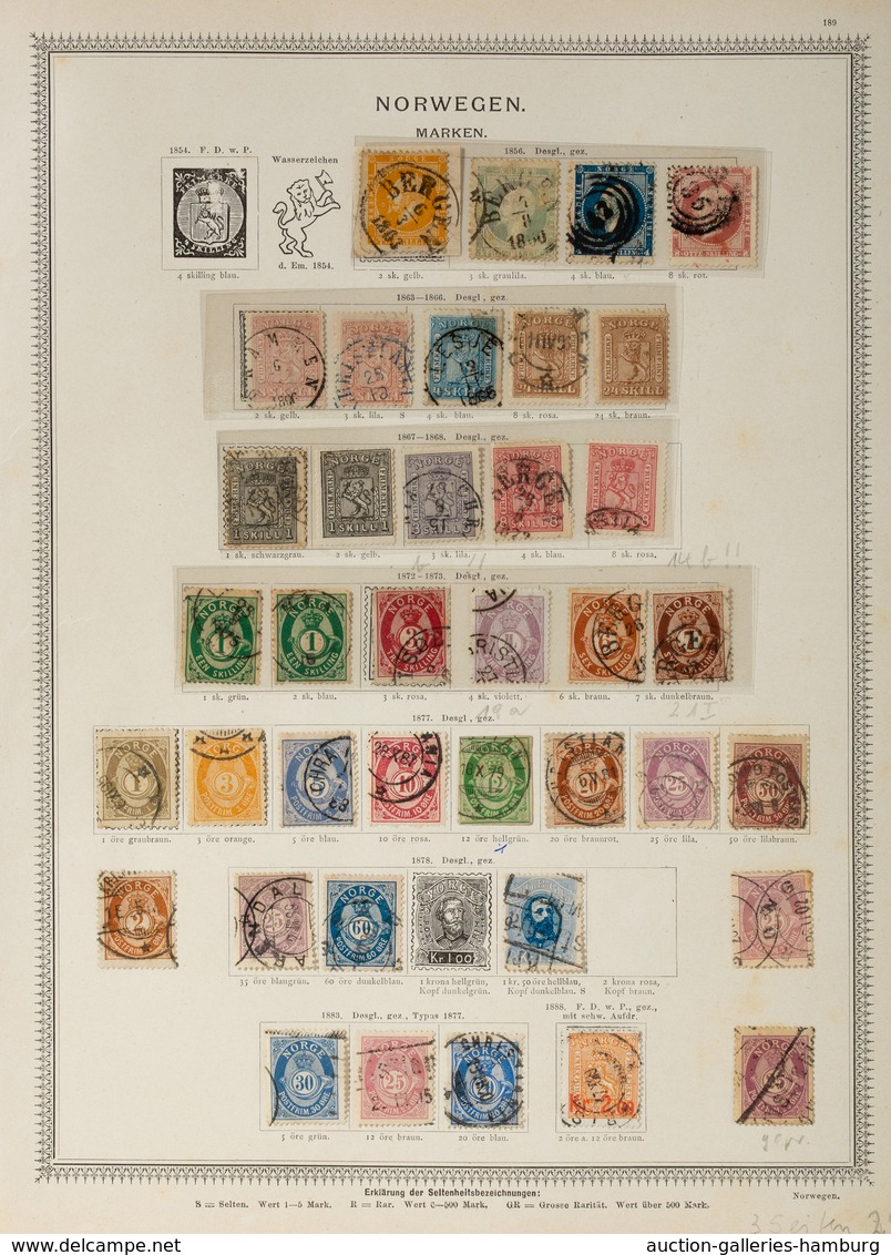 Alle Welt: 1840-1930 (ca.), truly remarkable unused/used collection with emphasis on Germany and Eur