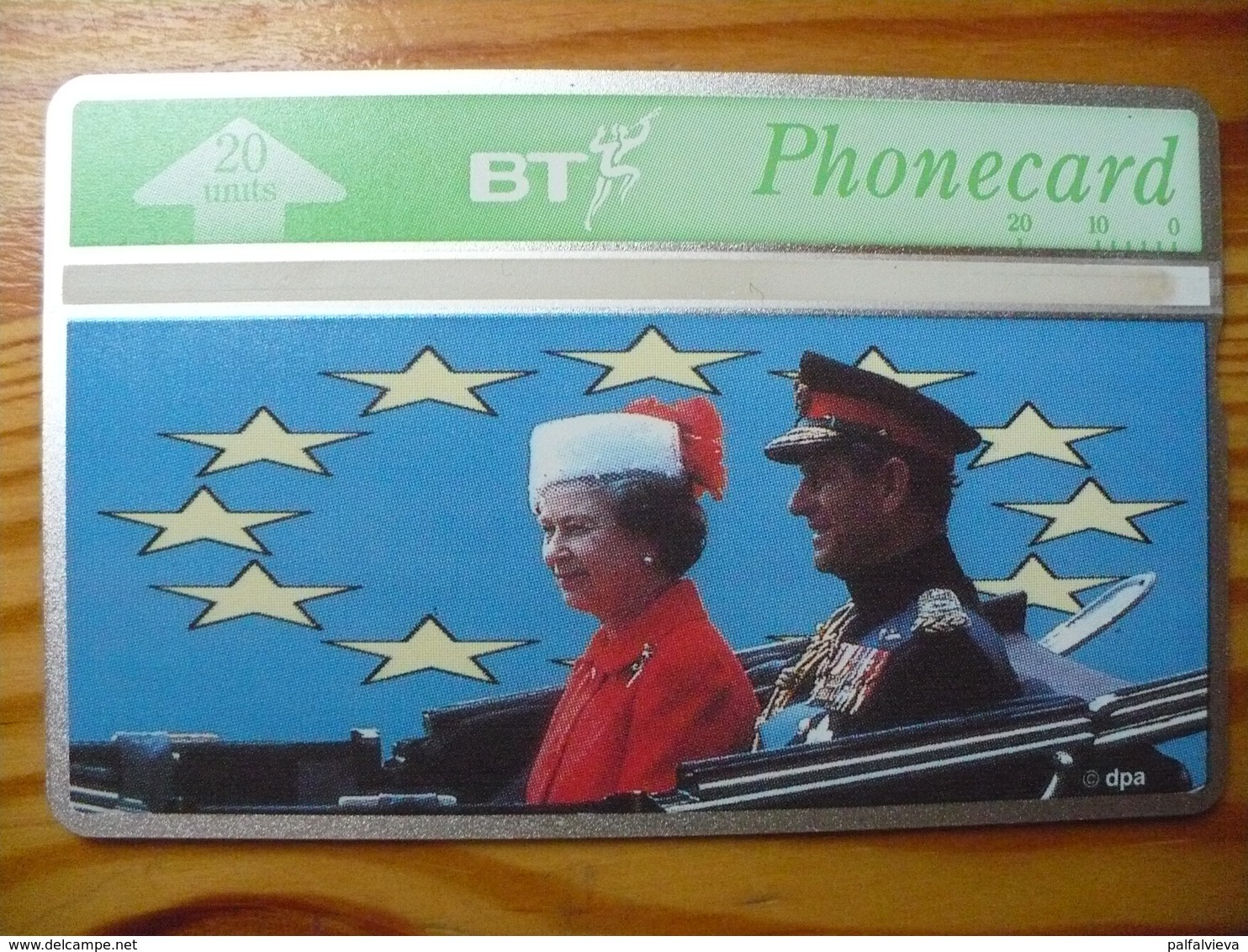 Phonecard United Kingdom, BT 232C - Royal Visit To Germany, Queen Elizabeth II. 10.000 Ex - BT Werbezwecke