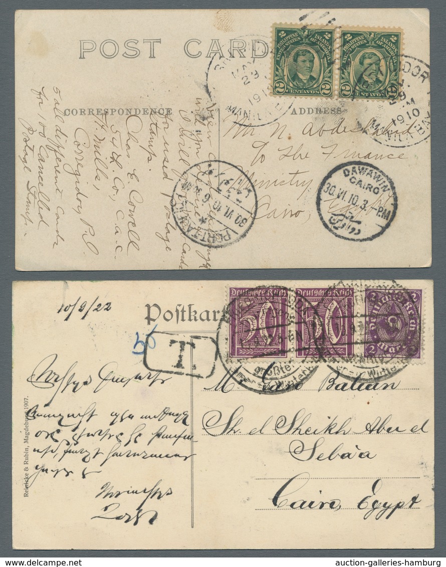 Alle Welt: 1890-1985 (ca.) - Thrilling Lot Of About 170 Cards And Letters Worldwide. Very Interestin - Colecciones (sin álbumes)