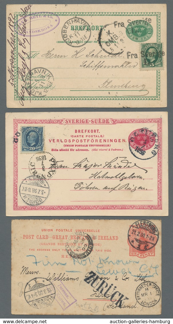 Alle Welt: 1880-1953 (ca.), Partie Von Etwa 160 Belegen Mit U.a. Großbritannien, Skandinavien, Europ - Colecciones (sin álbumes)