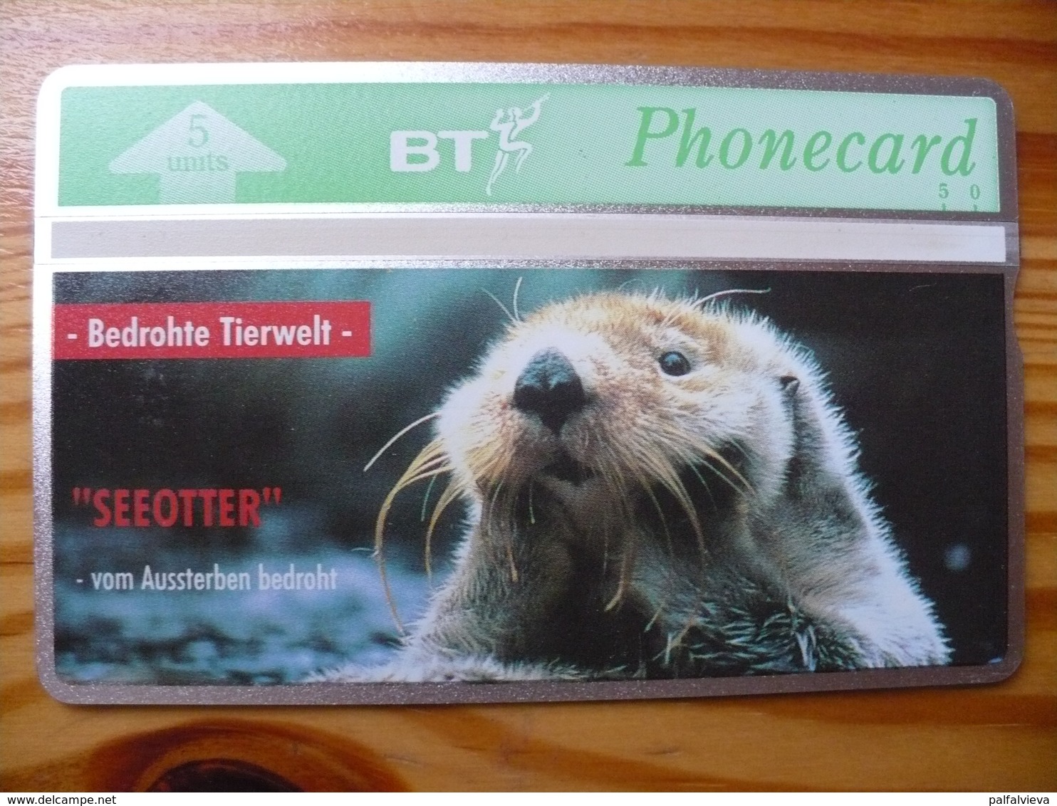 Phonecard United Kingdom, BT - Seeotter 5.000 Ex - BT Advertising Issues