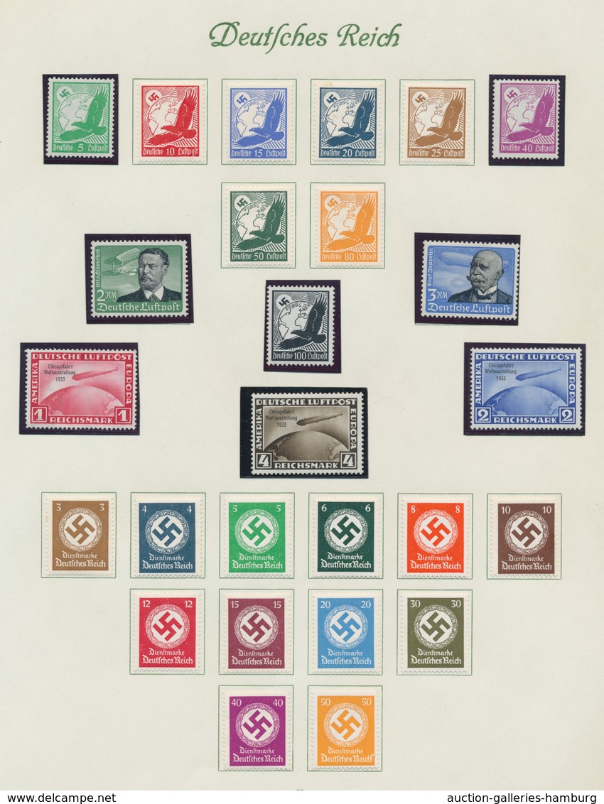 Deutschland: 1872-2003, Reichhaltige Sammlung In 13 Vordruckalben Mit U.a. Deutschem Reich Ab Brusts - Collections