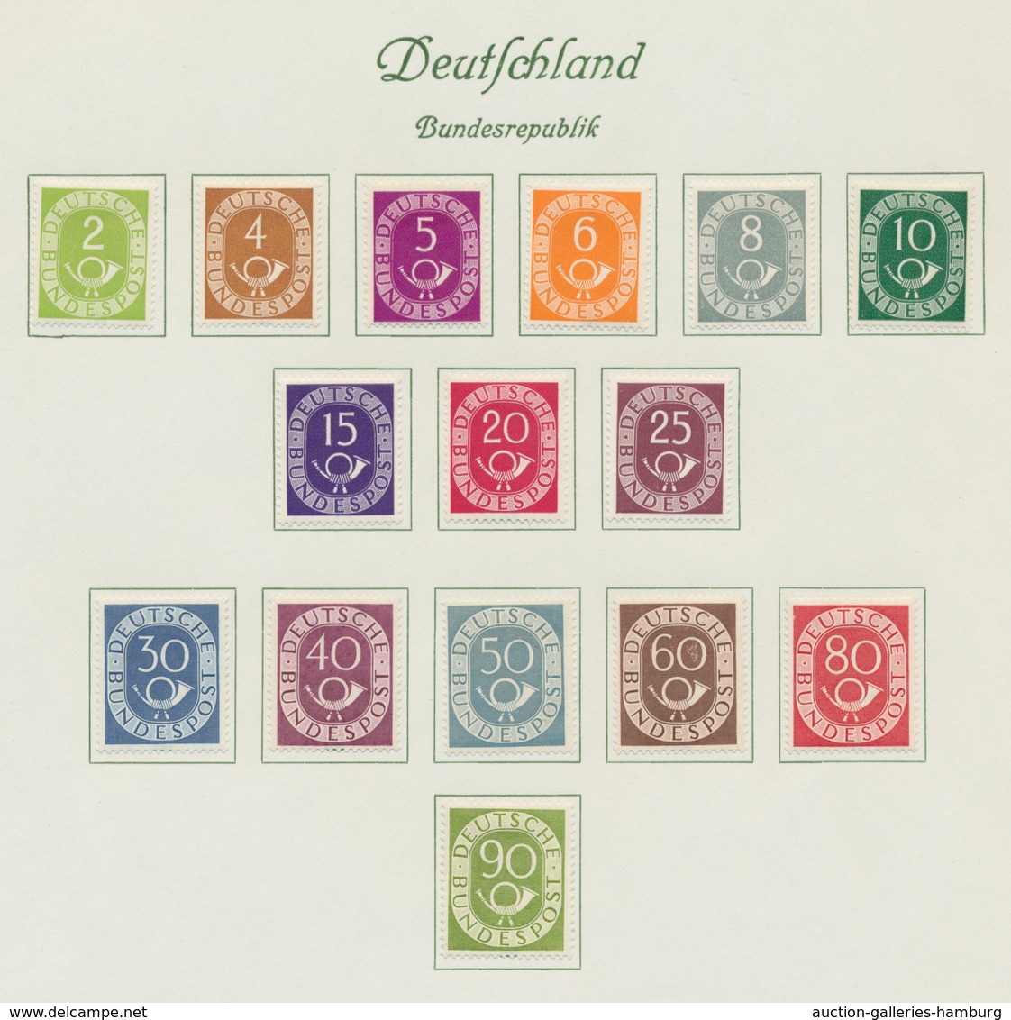 Deutschland: 1872-2003, reichhaltige Sammlung in 13 Vordruckalben mit u.a. Deutschem Reich ab Brusts
