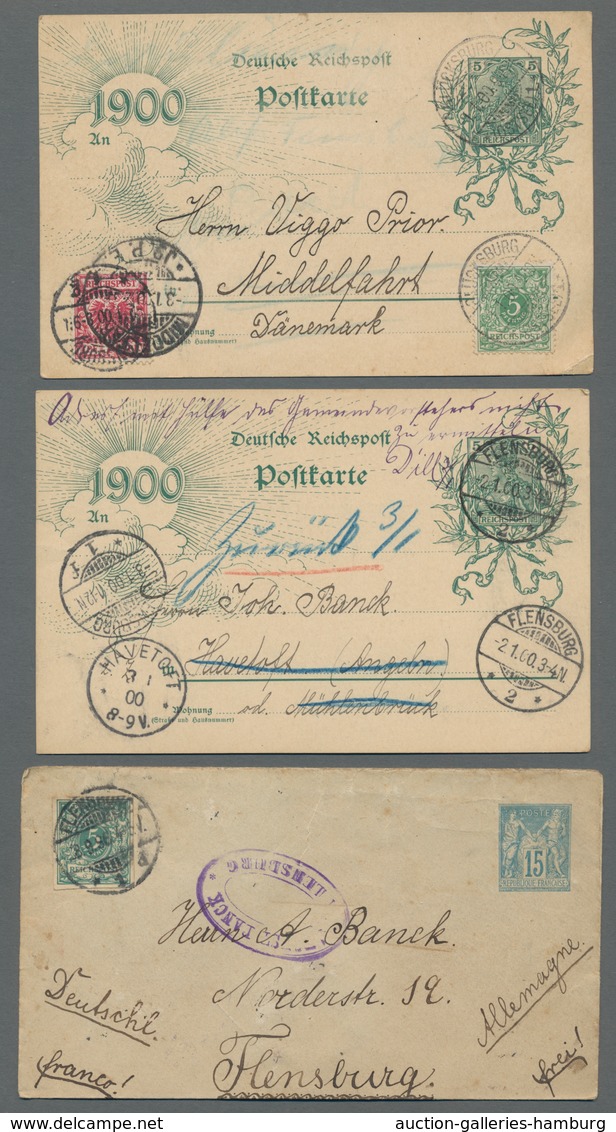 Deutschland: 1838-1949, Partie Von Etwa 110 Belegen Mit U.a. Altdeutschland, Deutschem Reich Und Div - Colecciones