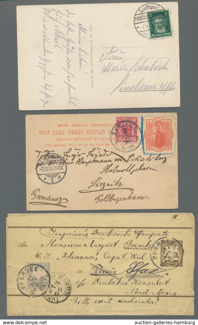 Deutschland: 1838-1949, Partie Von Etwa 110 Belegen Mit U.a. Altdeutschland, Deutschem Reich Und Div - Collections