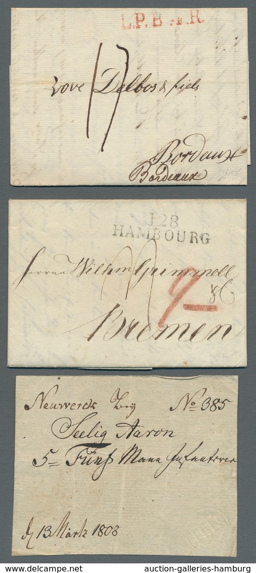 Deutschland: 1795 - 1988, DEUTSCHE GESCHICHTE ALS POSTGESCHICHTE - HAMBURG. Die Territoriale Und Pos - Collections