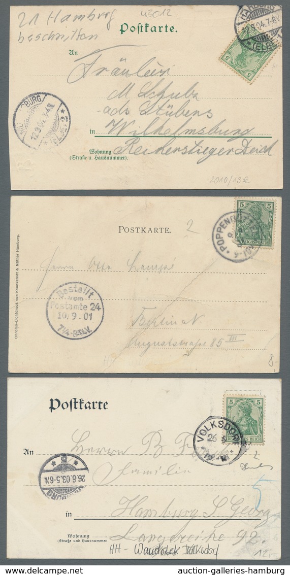 Deutschland: 1795 - 1988, DEUTSCHE GESCHICHTE ALS POSTGESCHICHTE - HAMBURG. Die Territoriale Und Pos - Collezioni