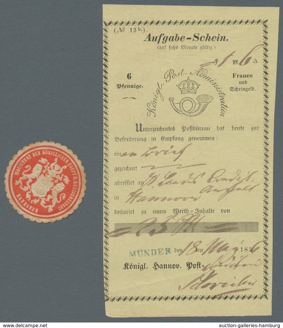 Deutschland: 1790 - 1995, DEUTSCHE GESCHICHTE ALS POSTGESCHICHTE - NIEDERSACHSEN. In Dieser Dreibänd - Collections