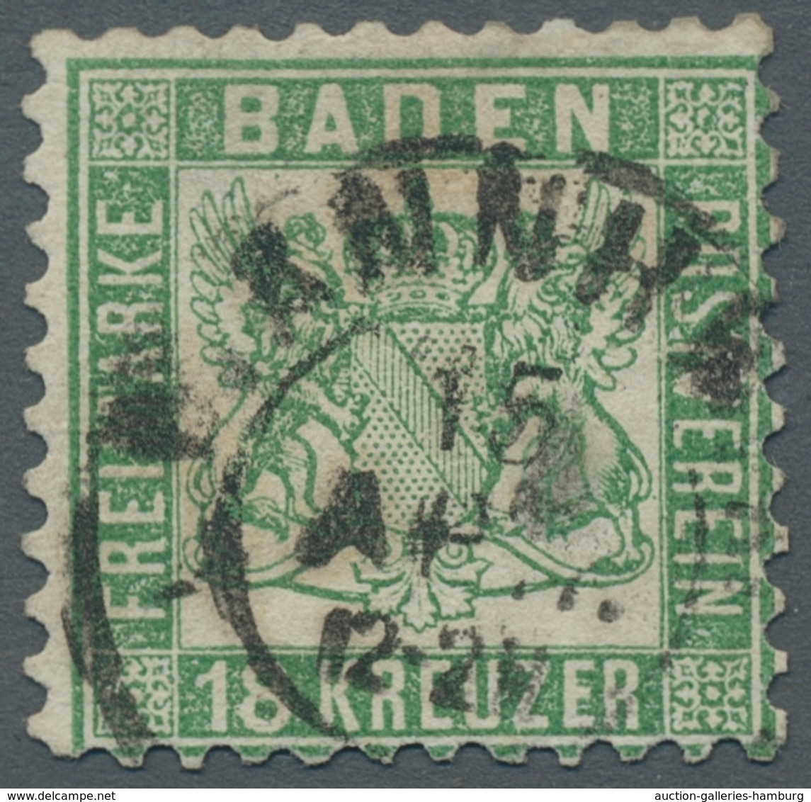 Baden - Marken und Briefe: 1811/1871; diese bemerkenswerte Sammlung enthält neben einem überkomplett