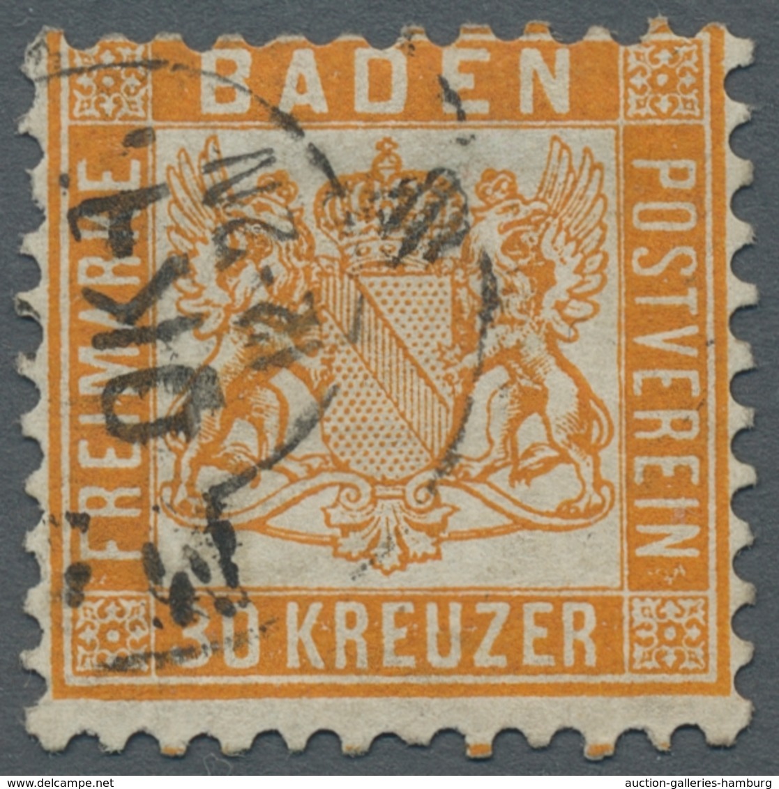 Baden - Marken und Briefe: 1811/1871; diese bemerkenswerte Sammlung enthält neben einem überkomplett