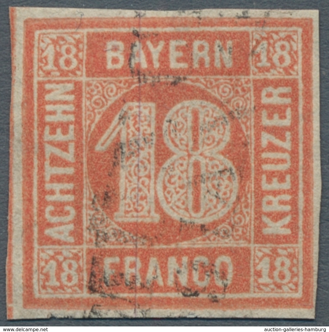 Bayern - Marken Und Briefe: 1849-1920, Gestempelte Sammlung Im Lindner-T-Falzlosalbum, Dabei Die Qua - Other & Unclassified