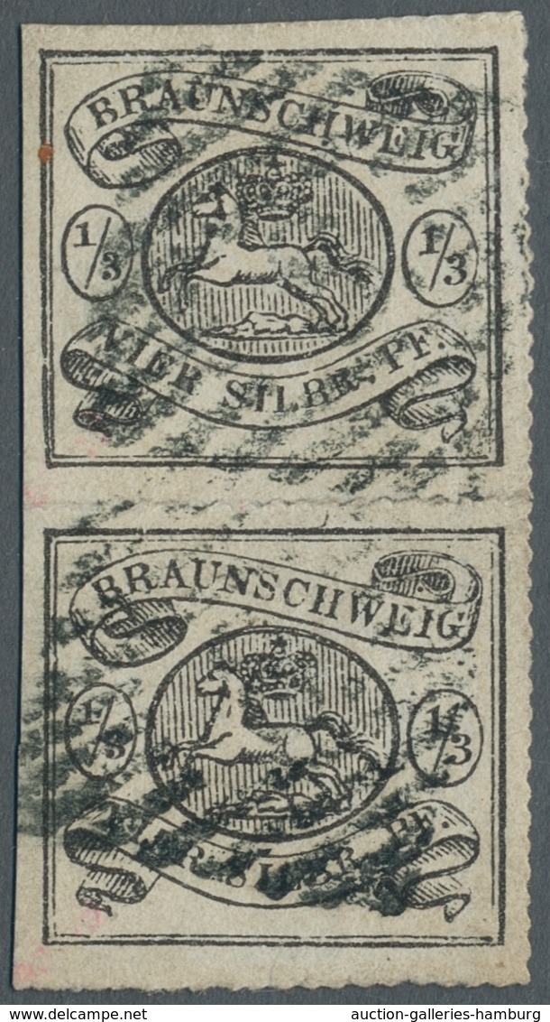 Braunschweig - Marken Und Briefe: 1852/1865; Ausserordentlich Reichhaltige Sammlung Der Markenausgab - Brunswick
